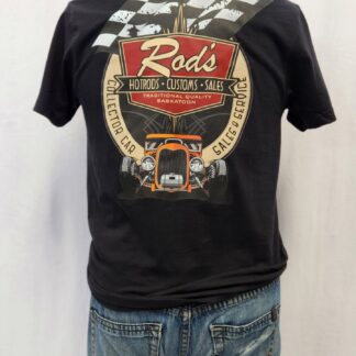 T-Shirt - Black - Checkered Flag $30