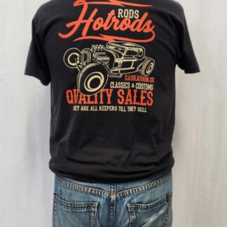 T-Shirt - Black - Cream Hotrod $30