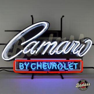 Camaro By Chevrolet Neon Sign With Backing