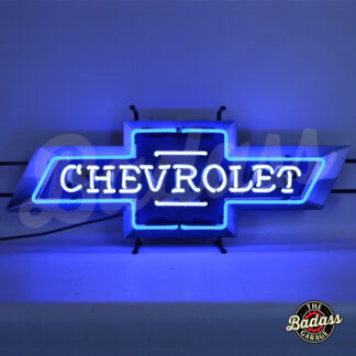 Chevrolet Bowtie Neon Sign With Backing