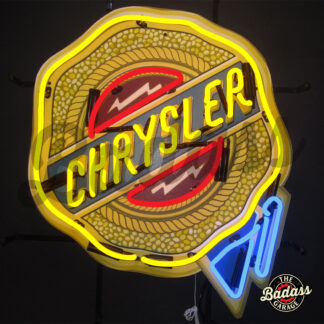 Chrysler Badge Neon Sign With Backing