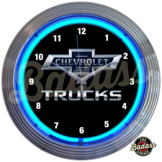 Chevy Trucks 100th Anniversary Neon Clock