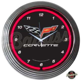Corvette C6 Neon Clock
