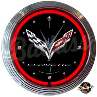 Corvette C7 Neon Clock