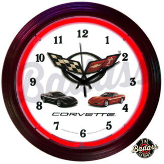 Corvette C5 Neon Clock