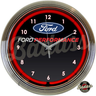 Ford Performance Neon Clock