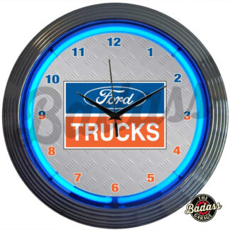 Ford Trucks Neon Clock