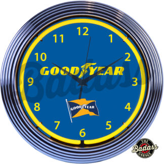 Goodyear Tires Neon Clock