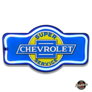 Chevy Super Service LED Rope Light Sign