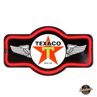 Texaco Black LED Rope Light Sign