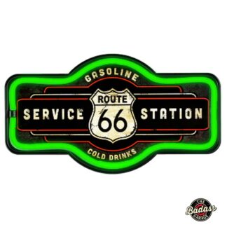 Route 66 LED Rope Light Sign