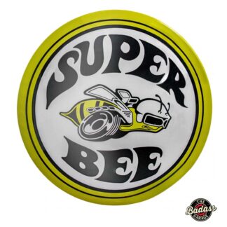 Super Bee Domed Metal Sign