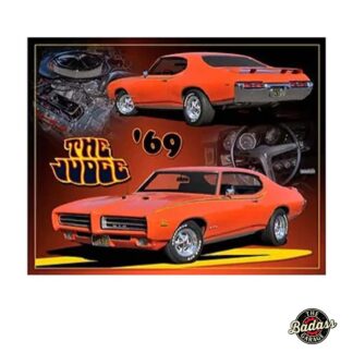 1969 The Judge Flat Rectangle Tin Sign