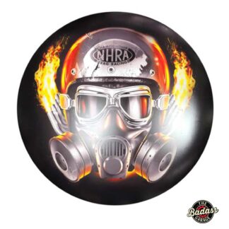 NHRA Game Face Domed Metal Sign