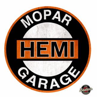 Mopar Hemi Garage 30" Metal Sign