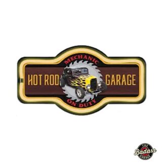 Hot Rod Garage LED Rope Light Sign
