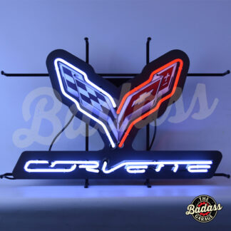Corvette C7 Neon Sign With Backing