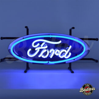 Ford Oval Logo Junior Neon Sign With Backing