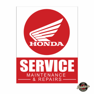 Honda Maintenance & Repair 12"Metal Sign