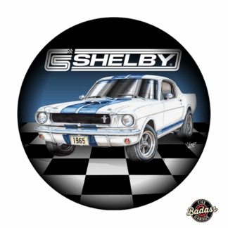 1965 Shelby 15" Round Dome Metal Sign