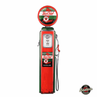 Texaco Sky Chief 41" GasPump Embossed Metal Sign