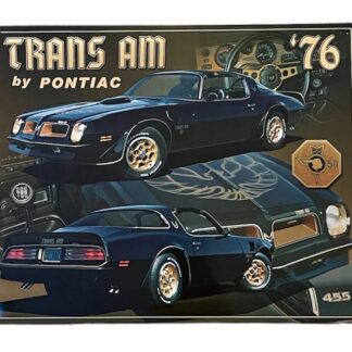 1976 Trans Am Flat Rectangle Tin sign