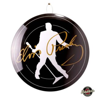 Elvis Signature Domed Metal Sign