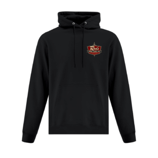 Rod's Hotrods Logo Hoodie With Front and Back Logo - Black $60
