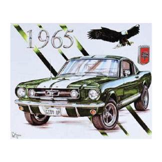 1965 Ford GT Flat Rectangle Tin Sign