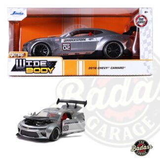 Jada 1/24 Scale "BIGTIME Muscle" 2016 Chevy Camaro SS - #2 Bridgestone Tires Racing Diecast Metal Collectible Model Car