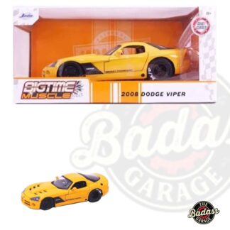 Jada 1/24 Scale "BIGTIME Muscle" 2008 Dodge Viper WRT10 Canary Yellow
