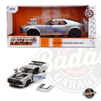 Jada 1/24 Scale "BIGTIME Muscle" 1970 Ford Mustang Boss 429 - Drag Trooper Racing Diecast Metal Collectible Model Car