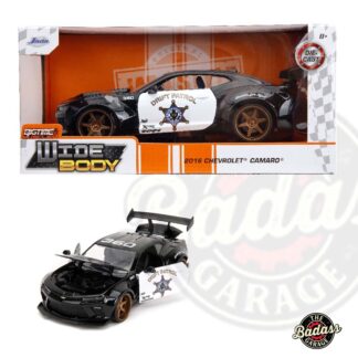 Jada 1/24 Scale "BIGTIME Muscle" 2016 Chevy Camaro SS Widebody - Drift Patrol Diecast Metal Collectible Model Car