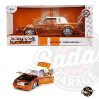 Jada 1/24 Scale "BIGTIME Muscle" 1987 Buick Grand National Metallic Orange Lowrider