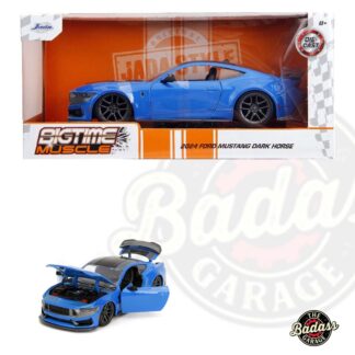 Jada 1/24 Scale "BIGTIME Muscle" 2024 Mustang Dark Horse - Blue