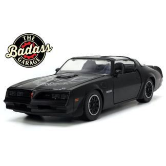 Jada 1/24 Scale "BIGTIME Muscle" 1977 Pontiac Firebird - Black with Gold Phoenix On Hood Diecast Metal Collectible Model Car