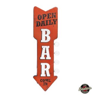 Bar Open Daily Marquee LED Sign