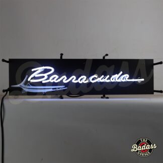 Barracuda Junior Neon Sign With Backing