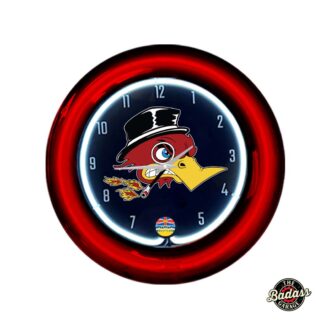 Pharoahs Car Club B.C. Neon Clock