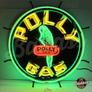 Gas - Polly Gas Neon Sign With Backing