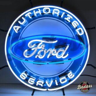 Ford Authorized Service Neon Sign With Backing