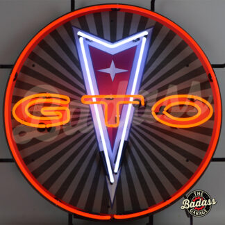 GTO Pontiac Neon Sign With Backing